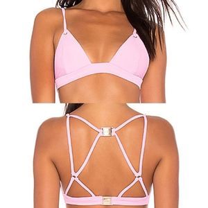 NWT Kopper & Zink Luca Bikini Top Pink